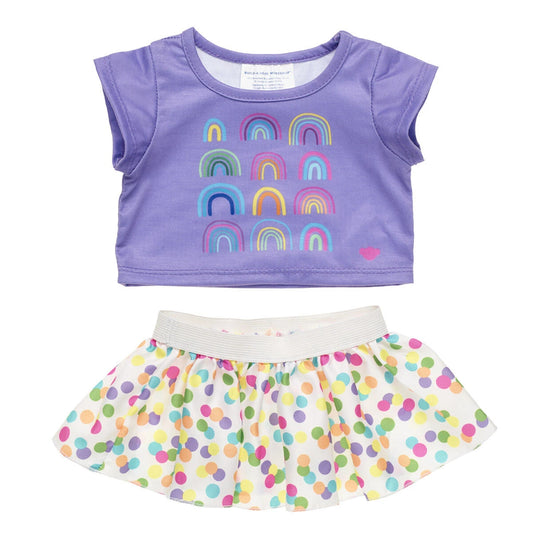 Rainbow Skirt Set 2 pc. for Plush Toys | Build-A-Bear® - US 4591