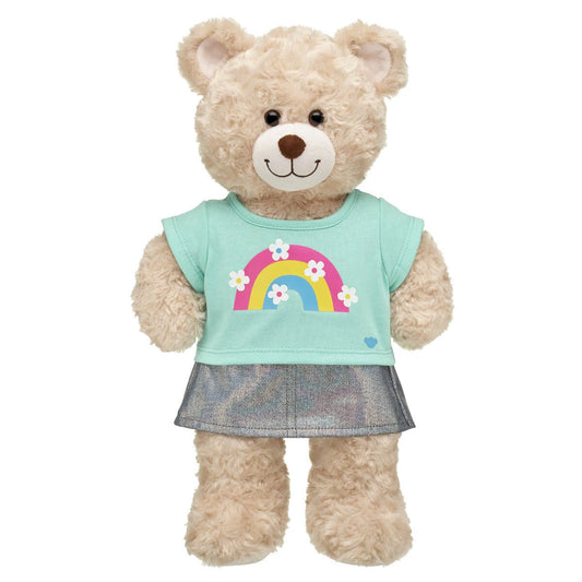 Kabu™ Rainbow Tee &amp; Skirt Set for Plush Toys | Build-A-Bear® - US 0715
