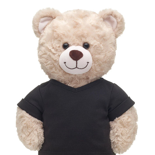 Online Exclusive Black V-Neck T-Shirt | Build-A-Bear - US 7721