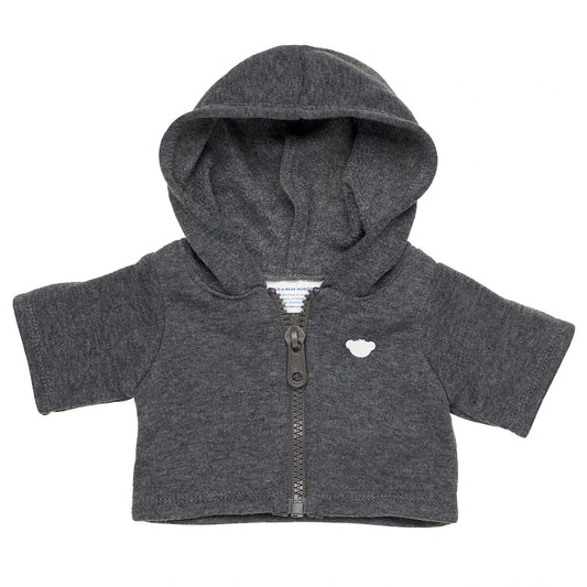 Charcoal Grey Zip Hoodie for Stuffed Animals | Build-A-Bear® - US 2328