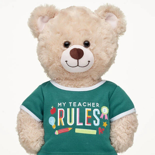My Teacher Rules T-Shirt for Stuffed Animals | Build-A-Bear® - US 2137