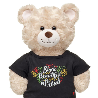 "Black, Beautiful &amp; Proud" T-Shirt for Stuffed Animals | Build-A-Bear® - US 7074