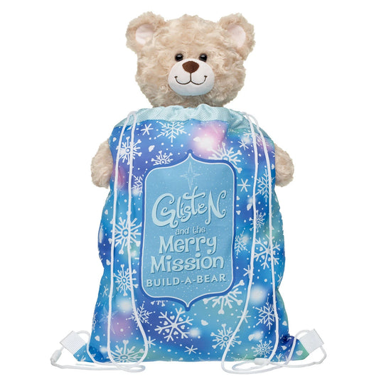 "Glisten and the Merry Mission" Toy Bear Carrier | Build-A-Bear® - US 0109