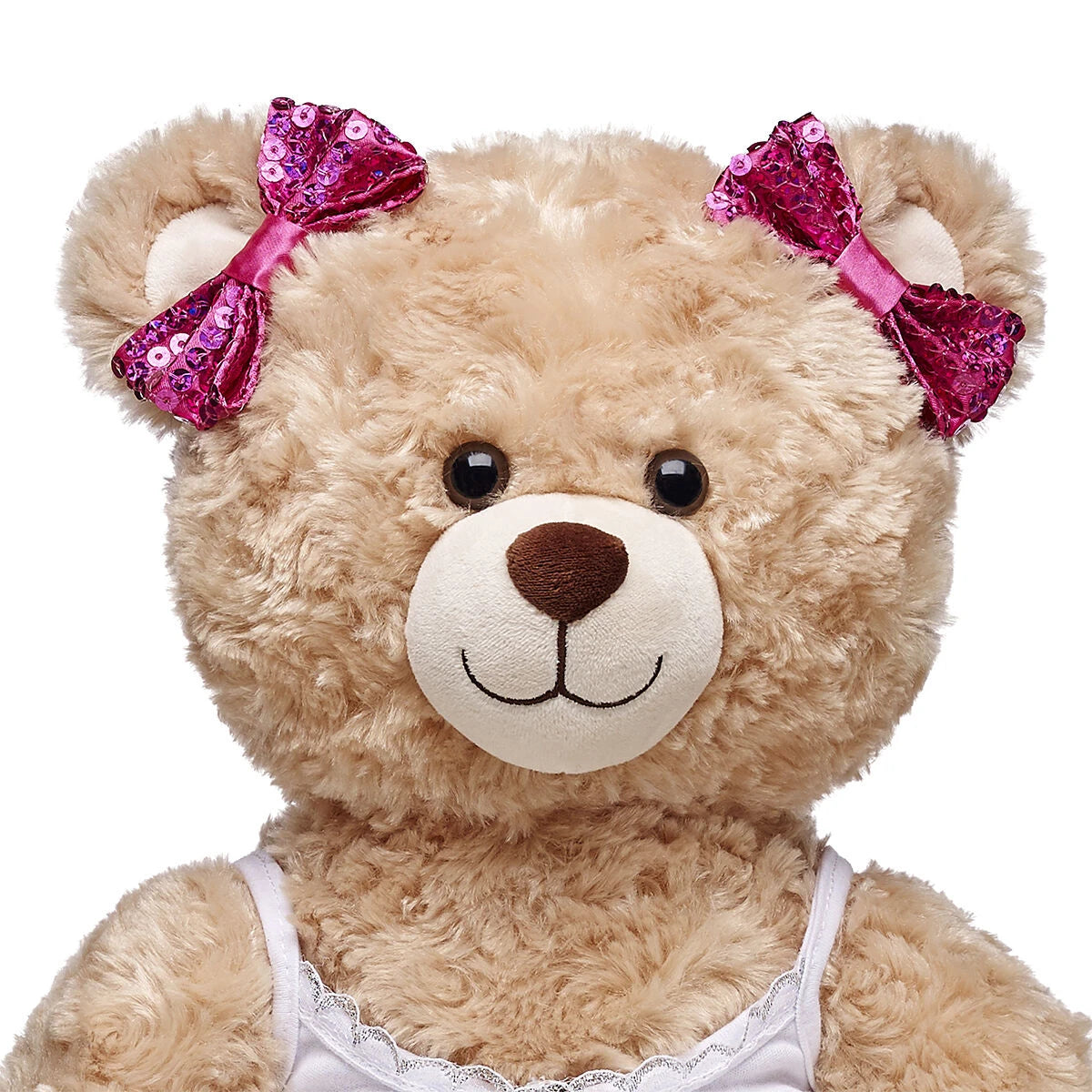 Fuchsia Sequin Bows 2 pc. for Stuffed Animals | Build-A-Bear® - US 8896