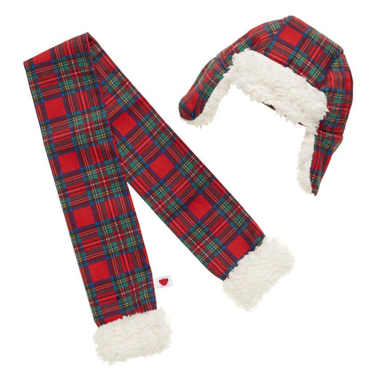 Tartan Hat and Scarf Set | Build-A-Bear® - US 5134