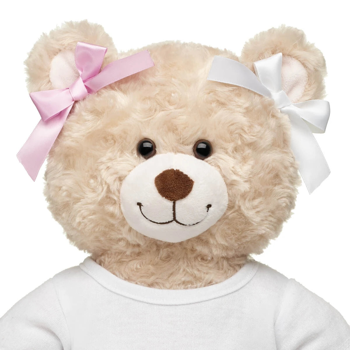 Pink &amp; White Ribbon Bows 4 pc for Plush Toys | Build-A-Bear® - US 4407
