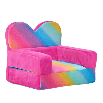 Rainbow Heart Chair Bed for Stuffed Animals | Build-A-Bear® - US 9508